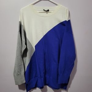 DKNY colorblock sweater